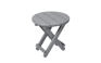 Grey Lakeside Round Small Outdoor Side Table - Keter US